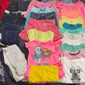 A Bundle of Little Girls size 3t and 4t Clothing. In very nice condition.